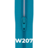 Bright Turquoise Blue #3 Close-End Zip – Nylon Coil | W207