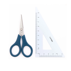 Small Sewing Scissors with Blue Handles