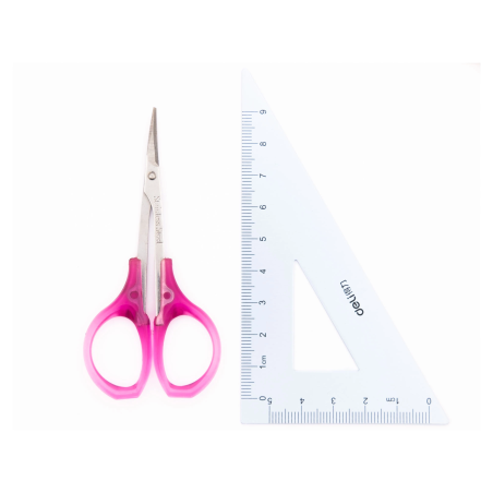 Small Embroidery Scissors with Pink Handles