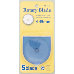 Rotary Cutter Blades 45mm — 5 Blades Pack