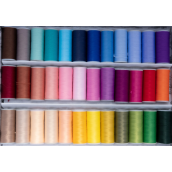 Woolly Nylon Overlocker Thread Set 36 Colours | 500 Yards Each