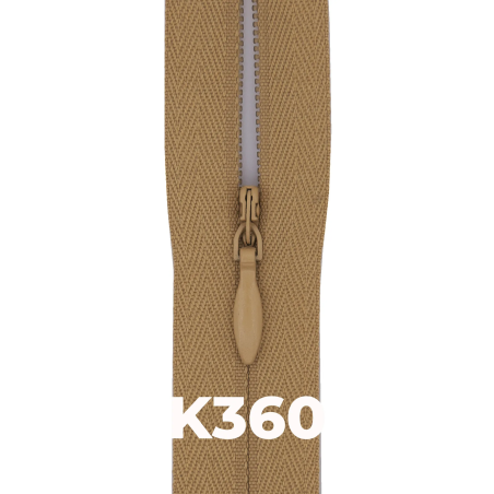 Invisible Zips Woven Tape | Colour Codes Available